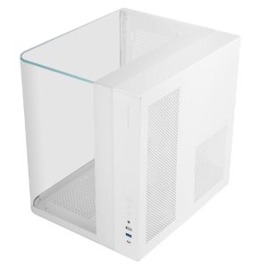 CAJA ORDENADOR MARS GAMING MCINFINIOLITEW ATX CRISTAL TEMPLADO BLANCA