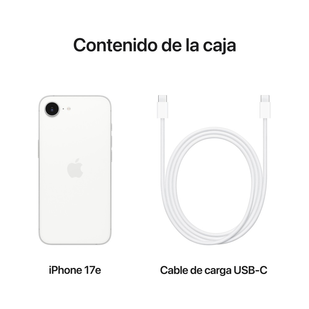 MOVIL APPLE IPHONE 17E 256GB WHITE