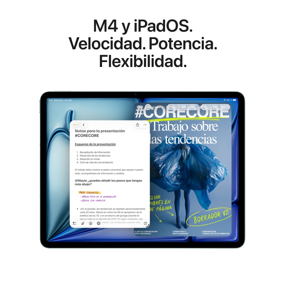 APPLE IPAD AIR 11" 12GB 128GB WIFI + CELLULAR BLUE/ IPS/ CHIP M4/ 12MPX