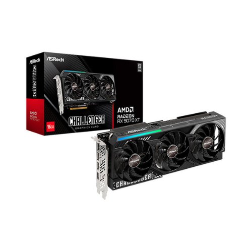 TARJETA GRAFICA ASROCK RX 9070 XT CHALLENGER 16GB GDDR6/ 3X DP/ 1X HDMI PCI EXPRESS 5.0