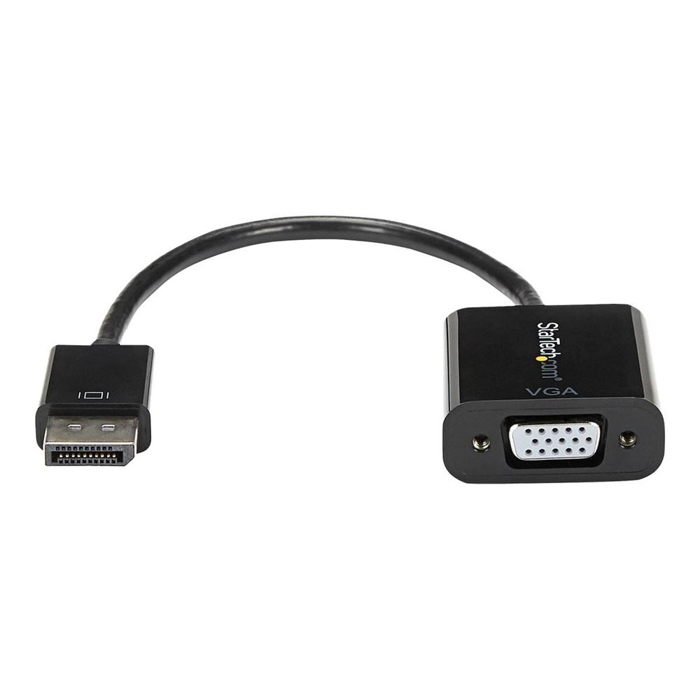 CABLE DISPLAYPORT A VGA STARTECH 10CM/ MACHO-HEMBRA/ NEGRO