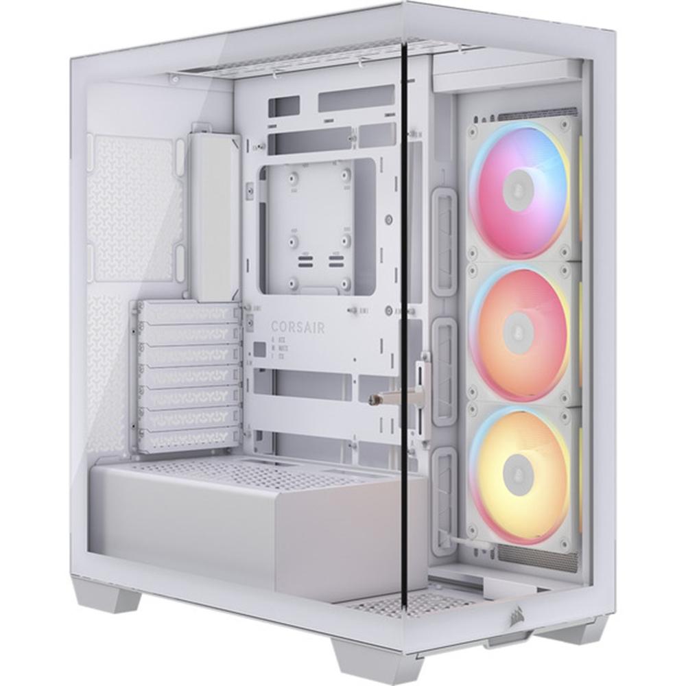 CAJA ORDENADOR GAMING CORSAIR 3500X LX-R RGB ICUE ATX CRISTAL TEMPLADO BLANCA