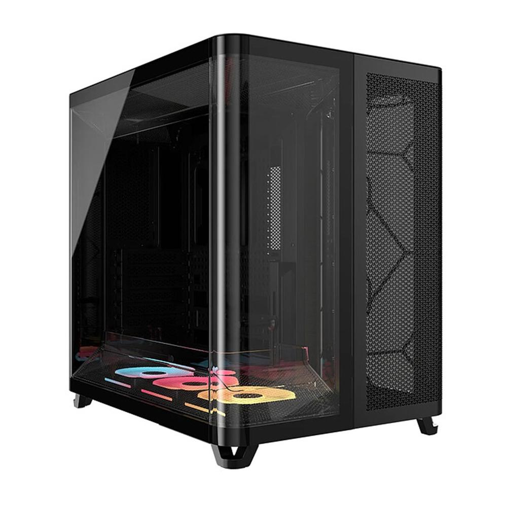 CAJA ORDENADOR CORSAIR AIR 5400 RS-R ARGB ATX CRISTAL TEMPLADO NEGRA