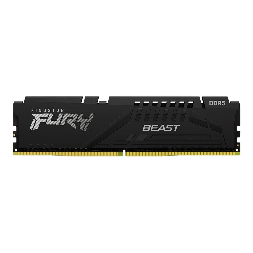 MEMORIA RAM DDR5 16GB KINGSTON / 6000MT/S / FURY BEAST / CL36 / NEGRO