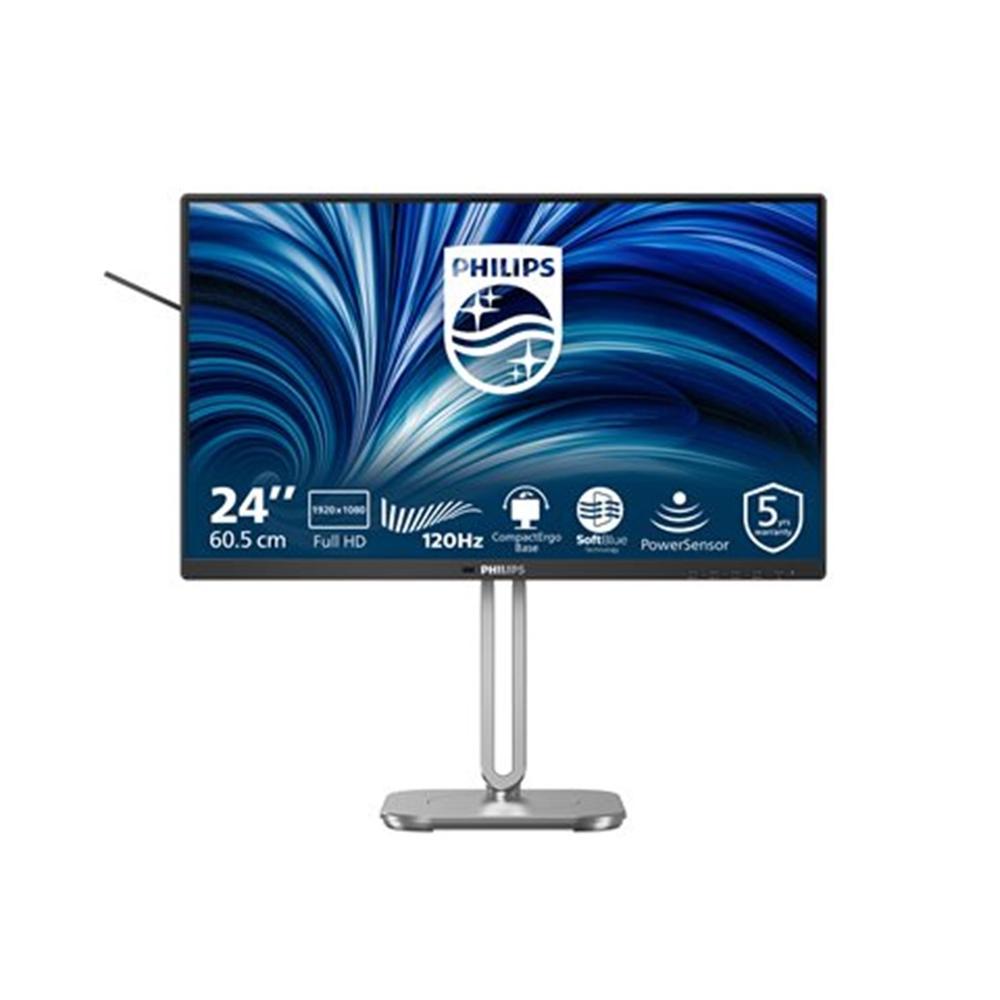 MONITOR LED 24" PHILIPS 24B2N4200/00 IPS/ FHD/ DP/ HDMI/ VGA/ 120HZ/ 4MS/ VESA 100X100