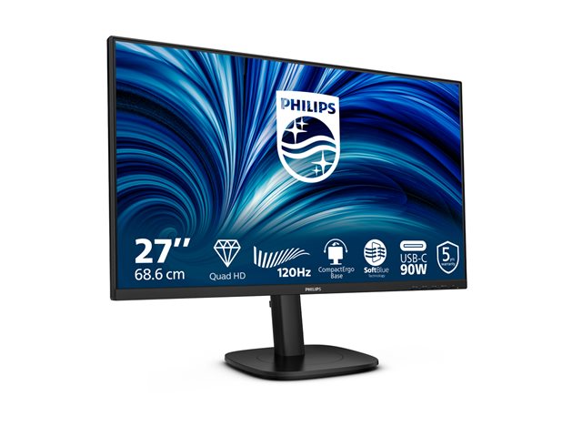 MONITOR LED 27" PHILIPS 27B2U3601/00 IPS/ QHD/ DP/ HDMI/ 120HZ/ 4MS/ VESA 100X100
