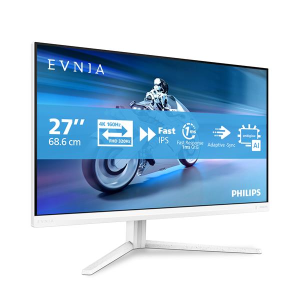 MONITOR LED GAMING 27" PHILIPS 27M2N5901A/00 FAST IPS/ 4K UHD/ DP/ HDMI/ 320HZ/ 1MS/ VESA 100X100