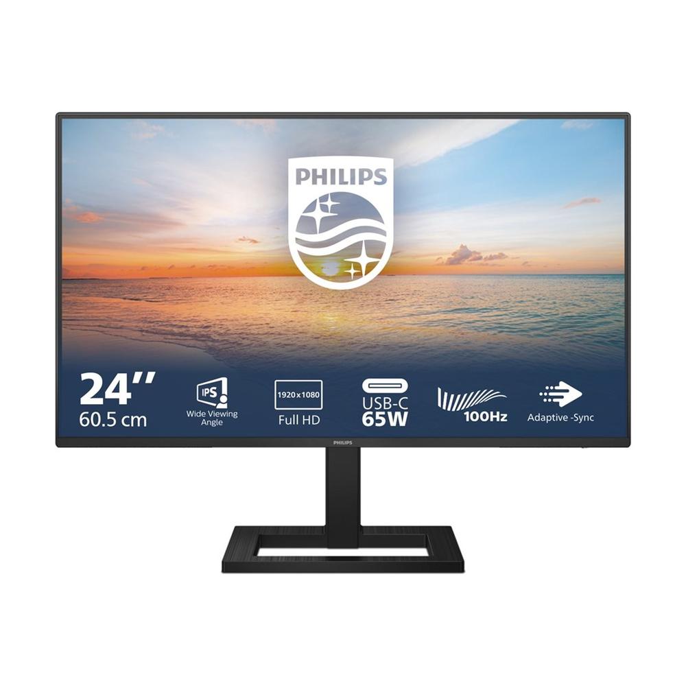MONITOR LED 24" PHILIPS 24E1N1300AE/00 IPS/ FHD/ HDMI/ 100HZ/ 1MS/ VESA 100X100