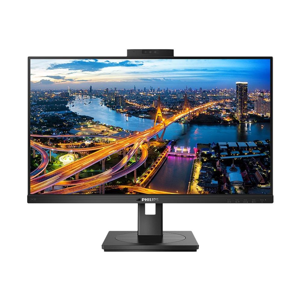 MONITOR LED 24" PHILIPS B LINE 243B1JH/00 IPS/ FHD/ DP/ HDMI/ 75HZ/ 4MS/ VESA 75X75/ WEBCAM