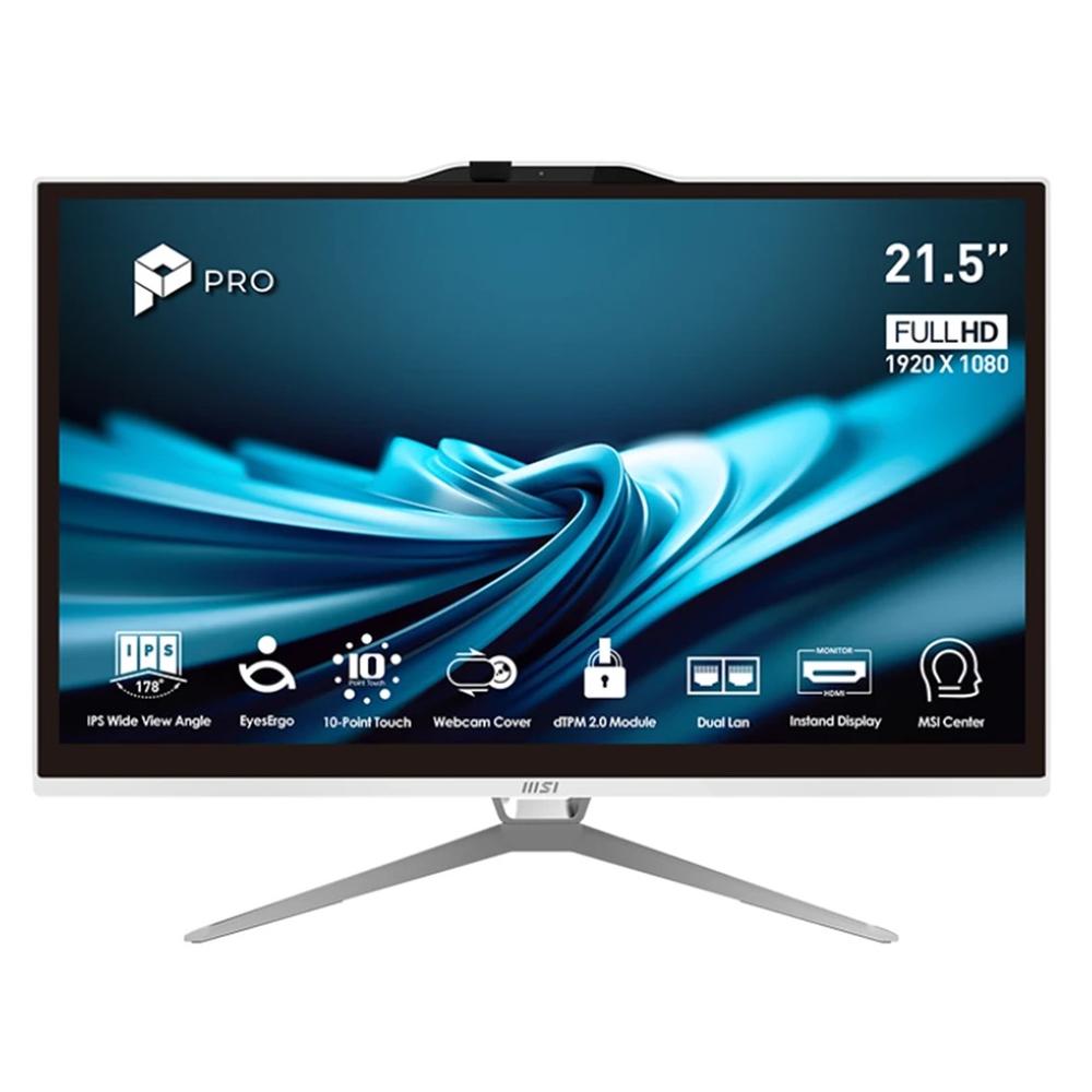 ORDENADOR ALL IN ONE MSI PRO AP222T-606XEU I3-14100/ 8GB/ SSD 512GB/ 21.5"/ FREEDOS
