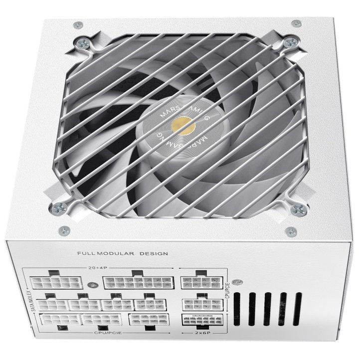 FUENTE ALIMENTACION MARS GAMING MPB1200PSIW ATX 1200W BLANCA
