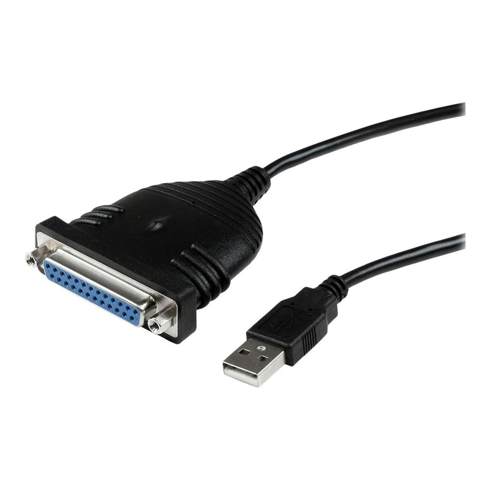 CABLE DB25 A USB TIPO A STARTECH 1.86M/ HEMBRA-MACHO/ NEGRO