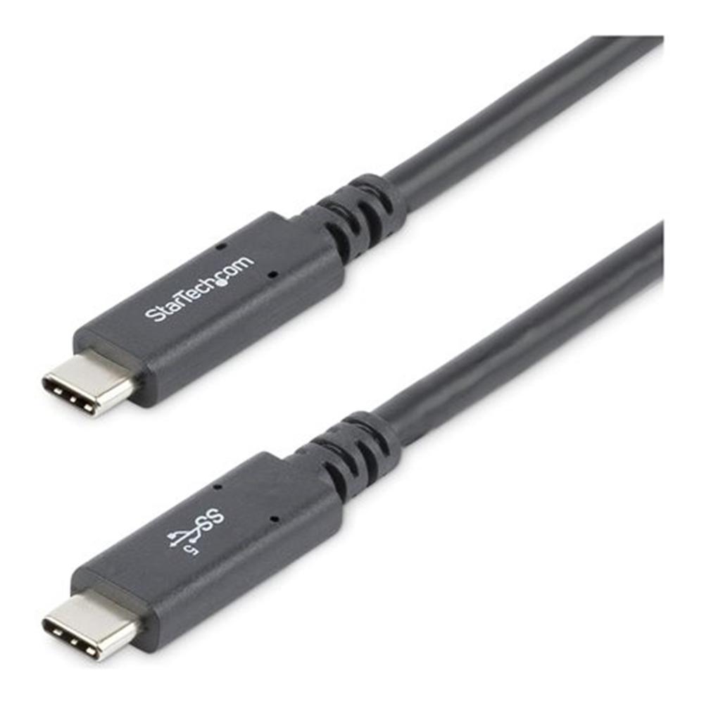 CABLE USB TIPO C STARTECH 1.8M/ MACHO-MACHO/ NEGRO