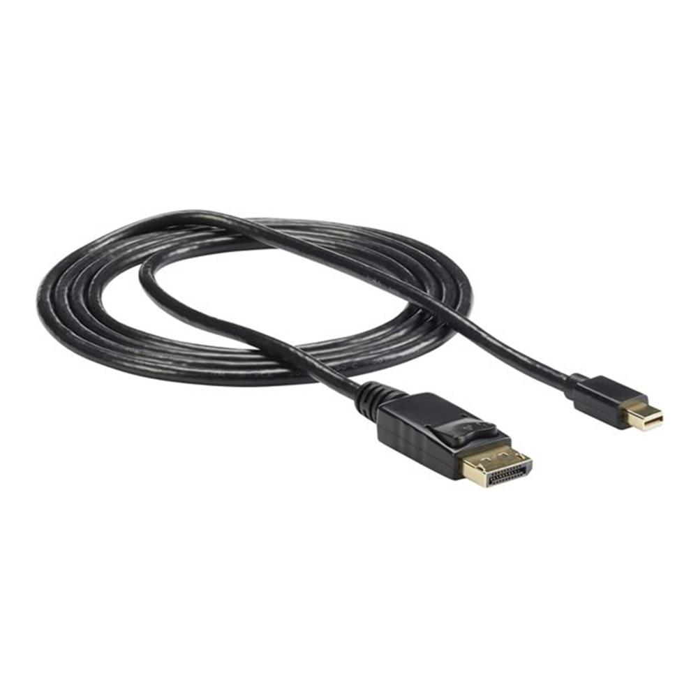CABLE MINI DP A DISPLAYPORT STARTECH 1.8M/ MACHO-MACHO/ NEGRO