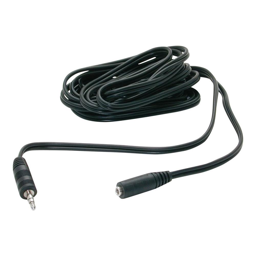 CABLE MINI JACK 3.5MM STARTECH 3.7M/ MACHO-HEMBRA/ NEGRO