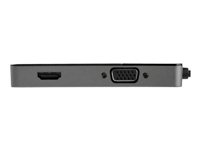 ADAPTADOR USB TIPO A A HDMI/VGA STARTECH/ MACHO-HEMBRA/ NEGRO/PLATA