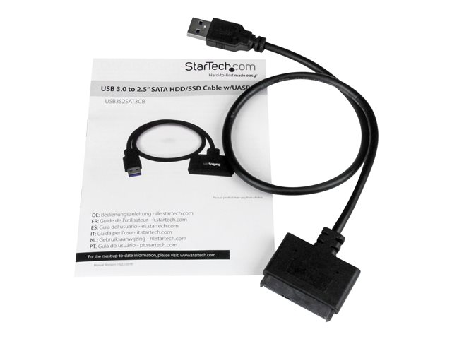 CABLE USB 3.0 A SATA 6GB/S STARTECH PARA DISCO DURO 2.5"