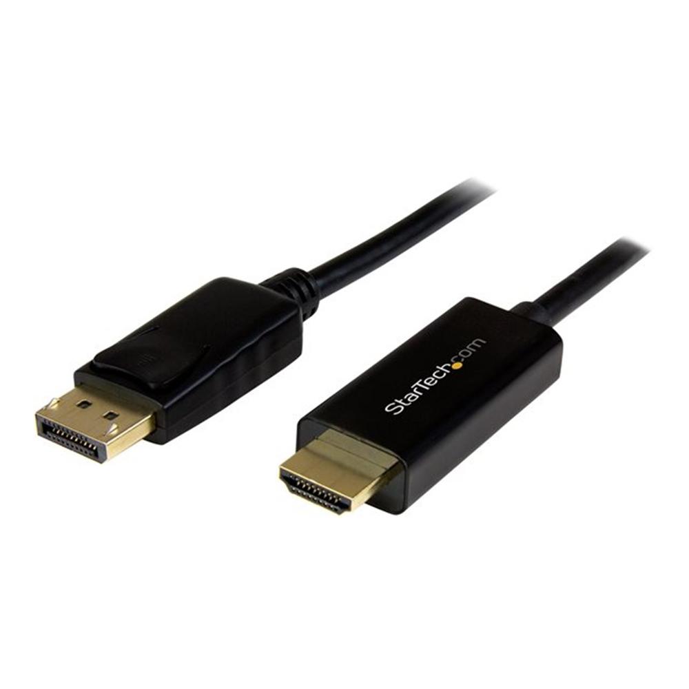 CABLE DISPLAYPORT A HDMI STARTECH 2M/ MACHO-MACHO/ NEGRO