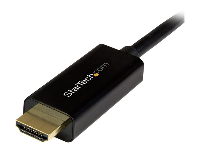 CABLE DISPLAYPORT A HDMI STARTECH 2M/ MACHO-MACHO/ NEGRO