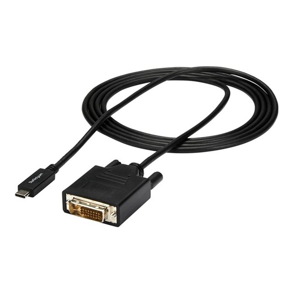 CABLE USB TIPO C A DVI-D STARTECH 2M/ MACHO-MACHO/ NEGRO