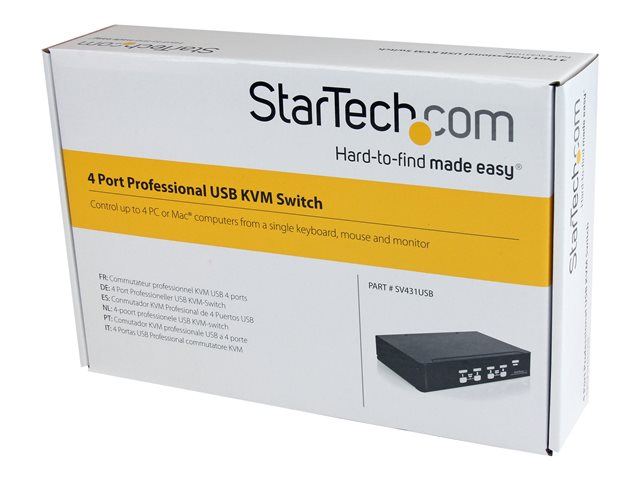 SWITCH KVM STARTECH SV431USB 11 PUERTOS