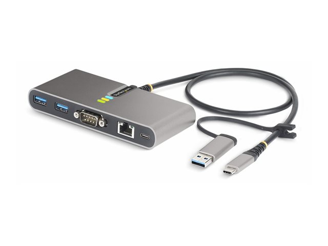 HUB STARTECH USB TIPO C / USB TIPO A 5 EN 1