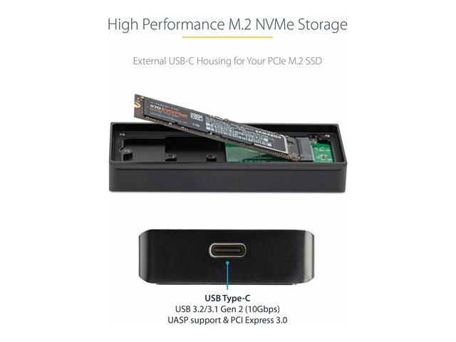 CARCASA STARTECH PARA SSD M2 USB TIPO C