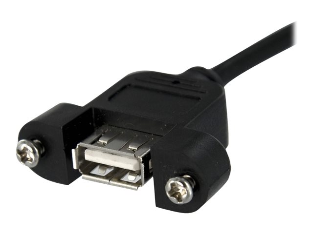 CABLE USB 4 CLAVIJAS A USB 5 PINES STATECH 0.3M/ HEMBRA-HEMBRA/ NEGRO
