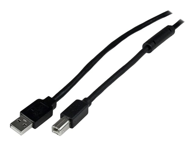 CABLE USB TIPO B A USB TIPO A STARTECH 20M/ MACHO-MACHO/ NEGRO