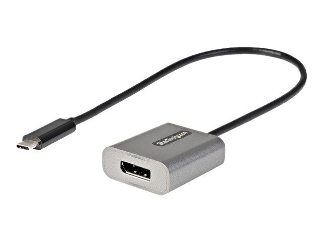 ADAPTADOR USB TIPO C A DISPLAYPORT STARTECH 0.3M/ MACHO-HEMBRA/ GRIS