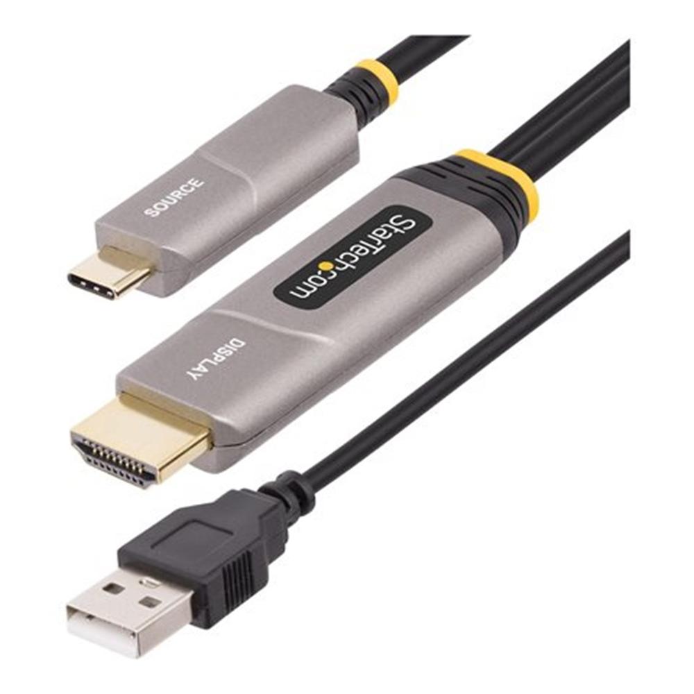 CABLE USB TIPO C A HDMI/USB TIPO A STARTECH 9.15M/ MACHO-MACHO/ NEGRO