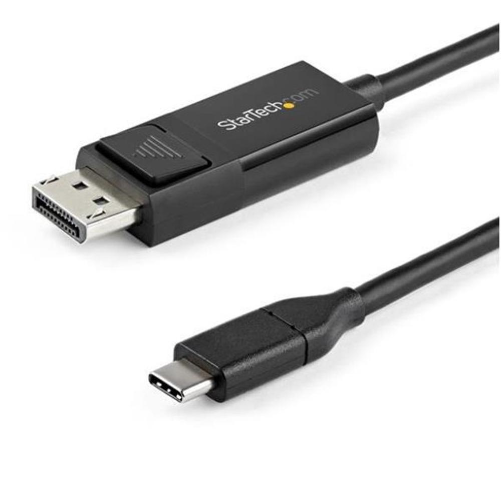 CABLE USB TIPO C A DISPLAYPORT 1M/ MACHO-MACHO/ NEGRO