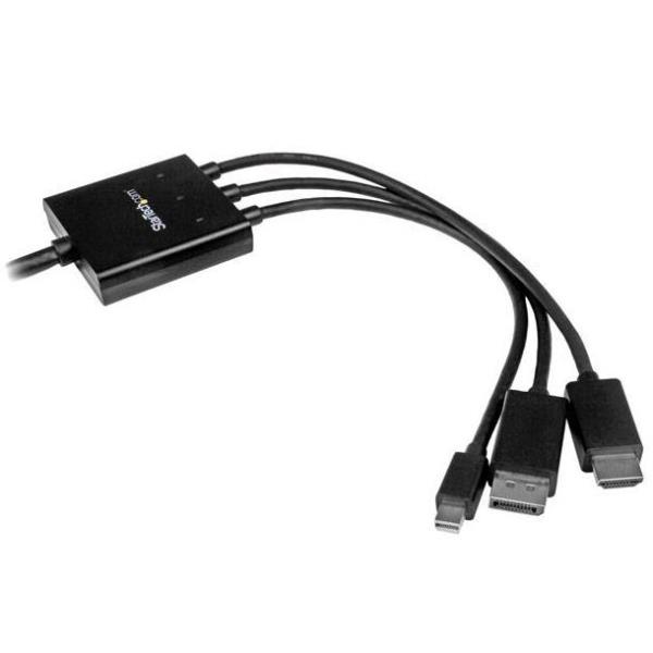 CABLE CONVERSOR HDMI/DISPLAYPORT/MINI DP STARTECH 2M