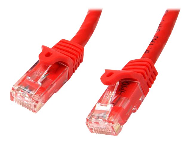 CABLE DE RED STARTECH LATIGUILLO RJ45 UTP CAT6 1M ROJO