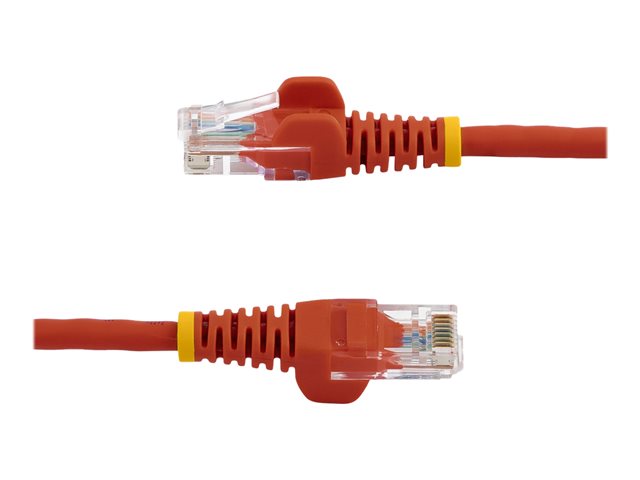 CABLE DE RED STARTECH LATIGUILLO RJ45 UTP CAT5E 0.5M ROJO