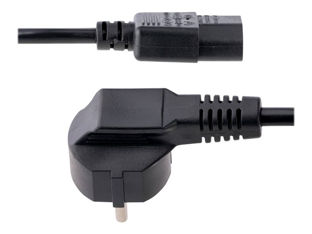 CABLE SCHUKO A C13 STARTECH 1M/ NEGRO