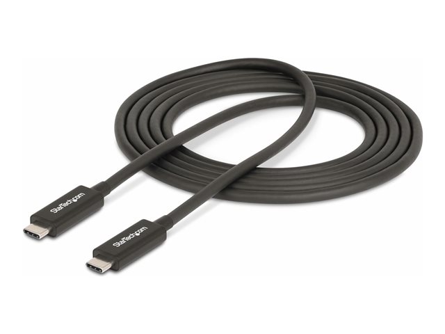 CABLE USB TIPO C STARTECH 2M/ MACHO-MACHO/ NEGRO