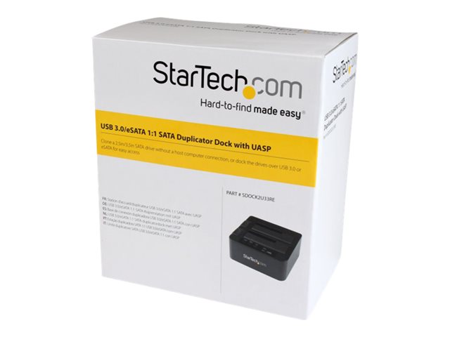 DUPLICADOR CLONADOR DE DISCO DURO HDD / SSD STARTECH