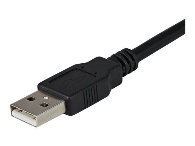 CABLE 2X DB9 A USB TIPO A STARTECH 1.8M/ MACHO-MACHO/ NEGRO