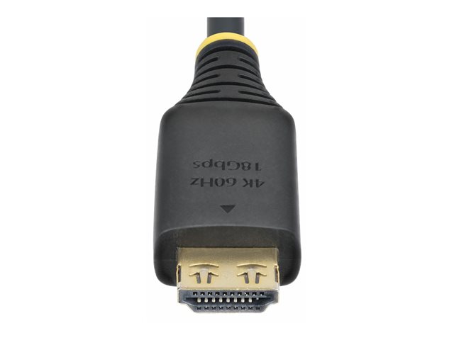 CABLE HDMI 4K STARTECH 1.8M/ MACHO-MACHO/ NEGRO