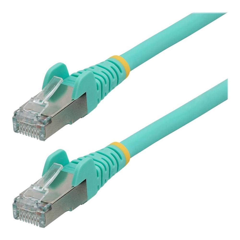 CABLE DE RED STARTECH LATIGUILLO RJ45 LSZH S/FTP CAT6A 1M AQUA