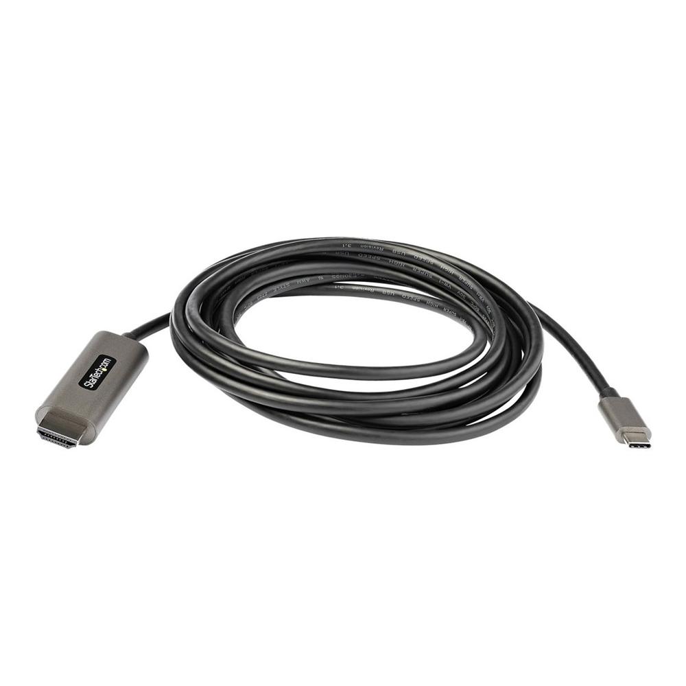 CABLE USB TIPO C A HDMI 4K STARTECH 3M/ MACHO-MACHO/ NEGRO