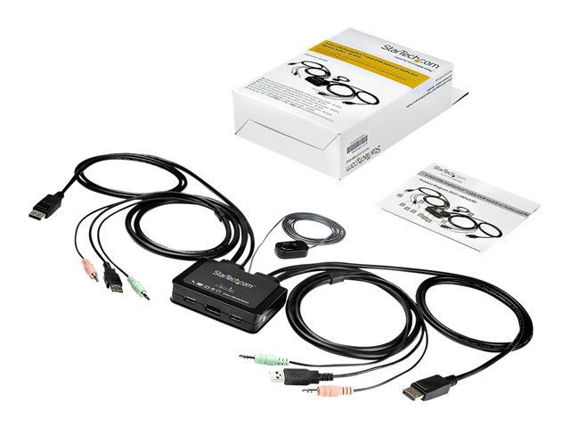 SWITCH KVM STARTECH SV211DPUA4K 3 PUERTOS