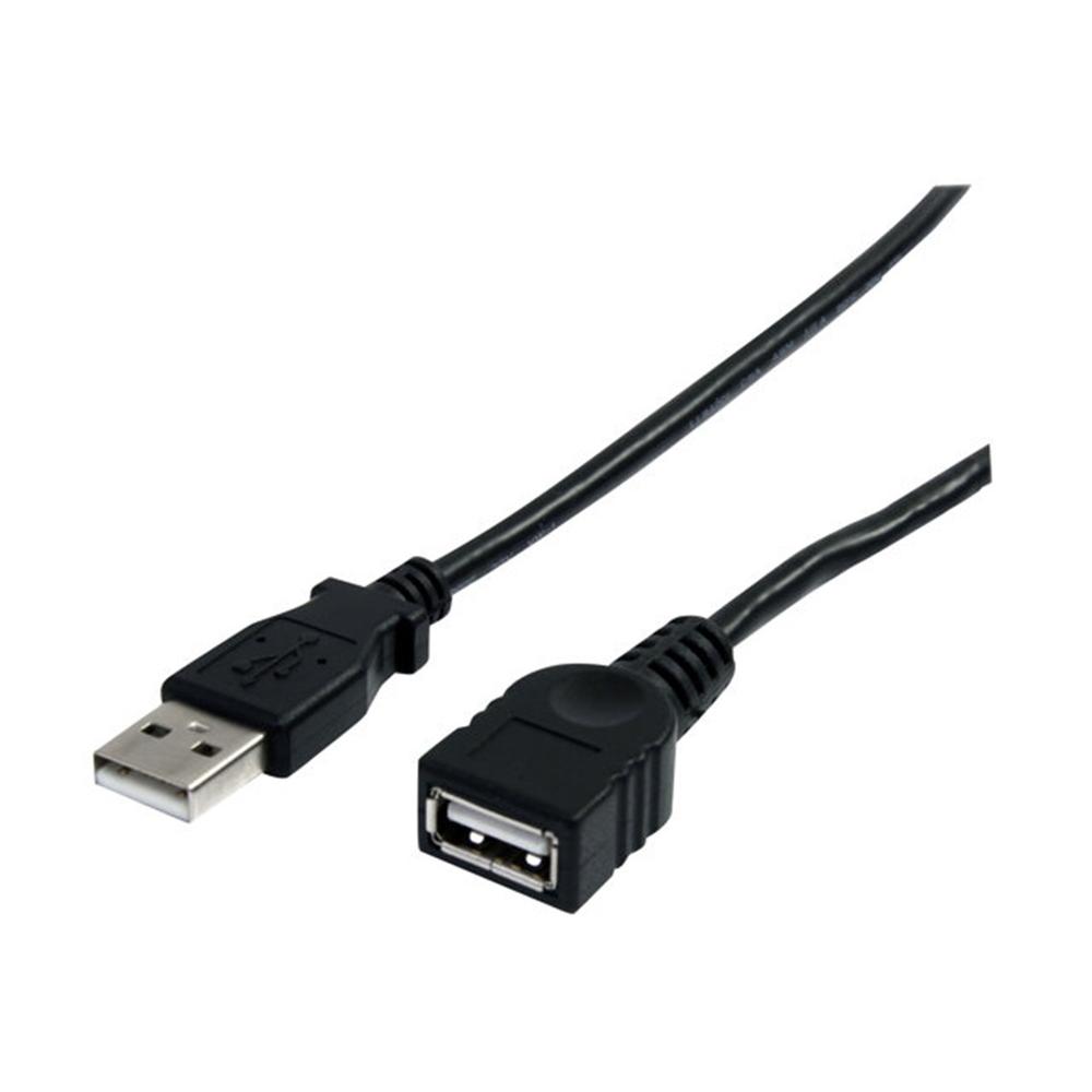 CABLE USB 2.0 STARTECH 3M/ MACHO-HEMBRA/ NEGRO
