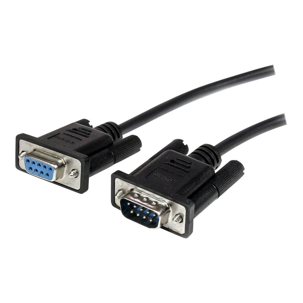 CABLE DB9 STARTECH 1M/ MACHO-HEMBRA/ NEGRO