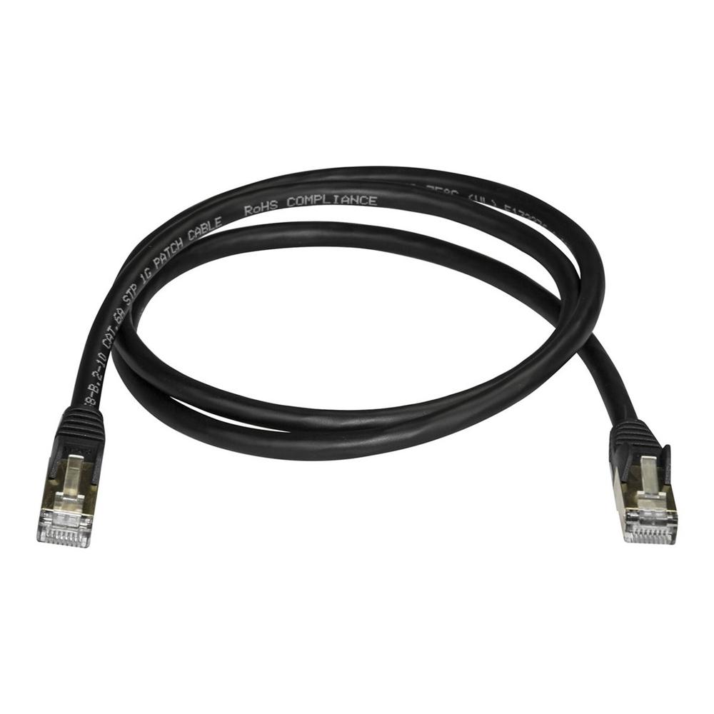 CABLE DE RED STARTECH LATIGUILLO RJ45 STP CAT6A 1M NEGRO