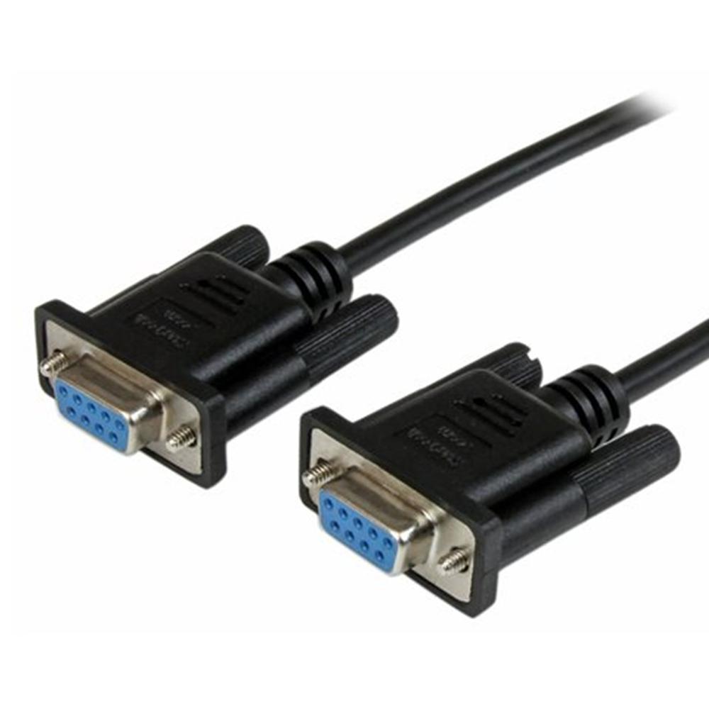 CABLE DB9 STARTECH 1M/ HEMBRA-HEMBRA/ NEGRO