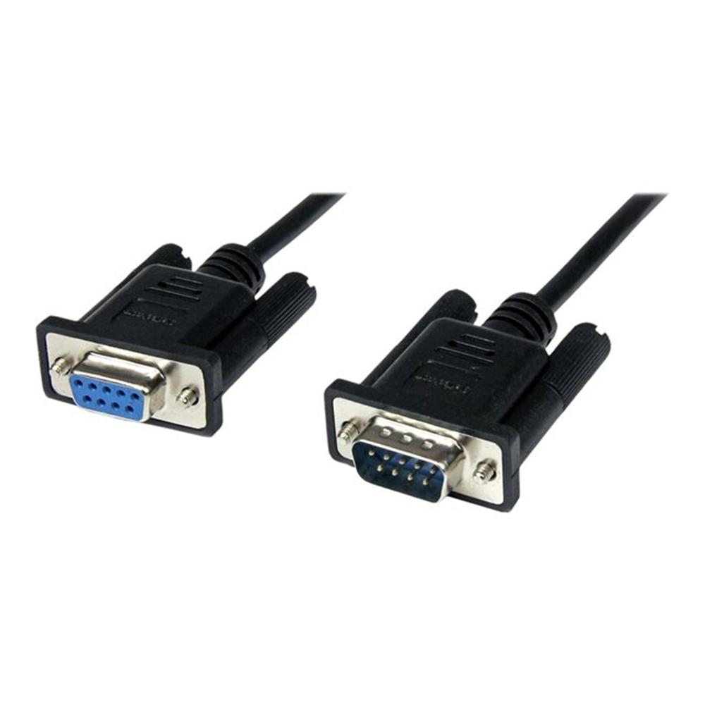 CABLE DB9 STARTECH 1M/ MACHO-HEMBRA/ NEGRO