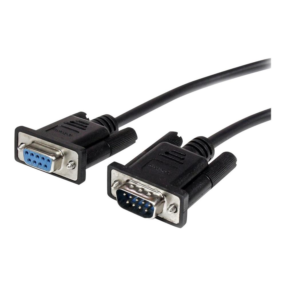 CABLE DB9 STARTECH 3M/ MACHO-HEMBRA/ NEGRO