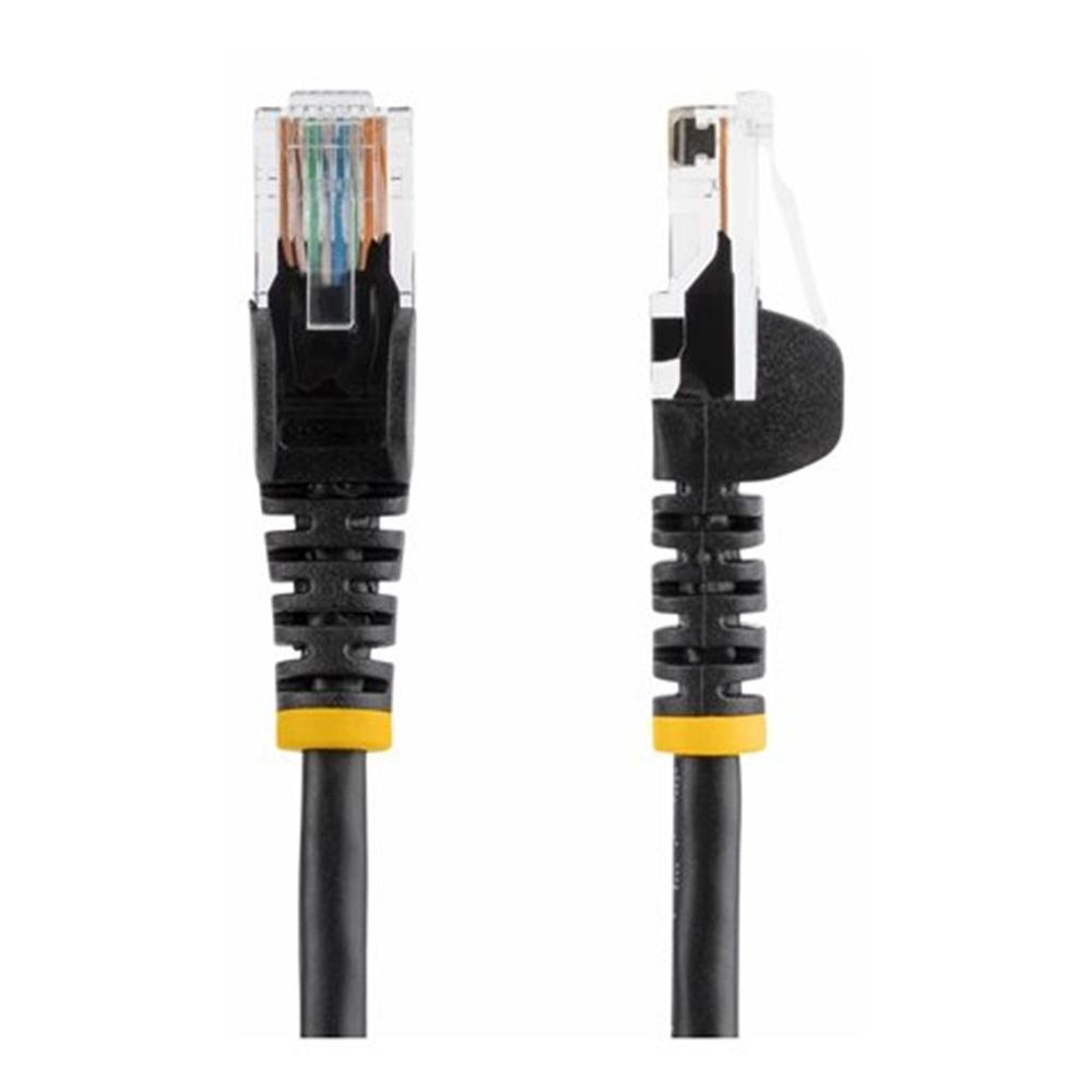 CABLE DE RED STARTECH LATIGUILLO RJ45 UTP CAT5E 3M NEGRO